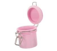 MALUGOGO Contenitore Porta Colla per Extension Ciglia 200ml Barattolo Sigillato Resistente per Salone e Uso Domestico per Innesto Ciglia Professionale Rosa