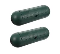 MALUGOGO Copertura di Sicurezza per Prolunga Esterna 2 Pezzi Protezione Cavo e Spina Sigillatura Resistente a Pioggia e Sporco Adatta per Uso Esterno e Sicurezza Elettrica
