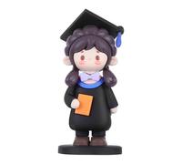 MALUGOGO Decorazione Versatile Laurea di Resistente e Pvc Torta Statuetta Dettagliata per Feste e Cerimonie