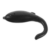 MALUGOGO Dispositivo Antirussamento a Forma di Pesce Delfino Nero Allarme Interno per Conducente, Facile Installazione per Guida Sicura e Prevenzione della Sonnolenza