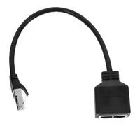 MALUGOGO Divisore Maschio Doppia Femmina Spina Modulare per Connessione di Dispositivi Splitter Ethernet da Adattatore Splitter Cavo Ethernet