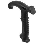 MALUGOGO Impugnatura per Bastone da Trekking T-shaped in Plastico Nero Presa Robusta e Facile da Installare, Accessorio Classico e Chic per Bastoni da Camminare