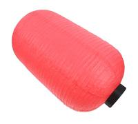 MALUGOGO Lanterna di carta ovale rossa giapponese, 19,5 x 32 cm, funzionamento a batteria, lampada tradizionale giapponese per festival di primavera, festa di compleanno, decorazione culturale