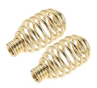 MALUGOGO Maniglia a Molla per Stufa a Pellet 2 Pezzi, Maniglia in Metallo Resistente al Calore per Braciere, Barbecue e Affumicatore, Accessorio Ricambio per Forno a Legna, Impugnatura