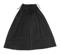 MALUGOGO Mantello Nero Leggero e Pratico per Halloween, Costume da Strega o Vampiro per Feste di Ruolo e Celebrazioni Pagane, Tessuto in Stoffa 120cm Cappuccio