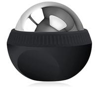MALUGOGO Palla di massaggio per terapia del ghiaccio in acciaio inossidabile 54mm Rullo manuale di sollievo muscolare portatile strumento di massaggio caldo freddo per il fitness