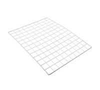 MALUGOGO Pannello a griglia da parete in filo di ferro robusto espositore per cornici fotografiche cartoline Home Office Pannello decorativo da parete organizer da parete