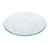 MALUGOGO Piatto Riutilizzabile per Sciogliere la Cera in Vetro Borosilicato ad Alta Resistenza di Perdite, Come Accessorio per Riscaldatore di Aromaterapia