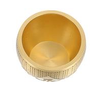 MALUGOGO Piccola ciotola in ottone Feng Shui che offre posacenere decorativo e bruciatore di incenso, ornamento per casa, ufficio, scrivania, decorazione Feng Shui compatta per migliorare lo spazio