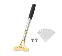 MALUGOGO Raschietto per Marmo e Vernice Lama Resistente, Pala per Stucco Piccola Ergonomica, Strumento Manuale per Rimozione Adesivi e Pulizia Fughe Piastrelle, Uso Professionale