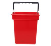 MALUGOGO Secchio per mocio in plastica di capacità con manico quadrato per la pulizia per uso domestico e commerciale, secchio in plastica facile da pulire per ufficio, scuola e attività di