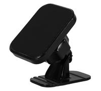 MALUGOGO Supporto Magnetico per Telefono da Auto, Supporto per Cellulare da Cruscotto e Console Centrale, Design Compatto Nero Montaggio Adesivo per Guida Sicura e Stabile
