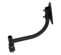 MALUGOGO Supporto per Ventilatore da Parete Industriale in Ferro Nero Staffa Piegata e Montaggio Versatile per Uso Commerciale e Gazebo Silenzioso