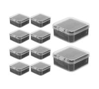 MALUGOGO Supporto Porta Puntina per Giradischi At3600l, Scatola Protettiva Trasparente in Pvc da 10 Pezzi per Custodia Antipolvere Stilo, Organizer Compatto per Accessori Vinile e