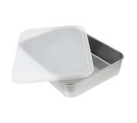 MALUGOGO Teglia da per Conservazione Multiuso Set 1 in Inossidabile Coperchio Scatola Impilabile per e Noodles Freddi
