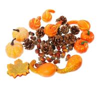 MALUGOGO Zucche Artificiali per Halloween in Schiuma Realistica, Decorazioni Autunnali per Feste e Mostre, Accessori Classici per Creare Atmosfera di Raccolto e Party Autunnale