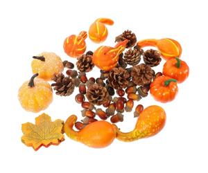MALUGOGO Zucche Artificiali per Halloween in Schiuma Realistica, Decorazioni Autunnali per Feste e Mostre, Accessori Classici per Creare Atmosfera di Raccolto e Party Autunnale