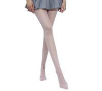 Malustar Collant velati 10 denari per donne e ragazze dai colori vivaci, rosa, S-L