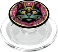 Malvagio Diavolo Gatto Occulto Satanico Baphomet PopSockets PopGrip per MagSafe