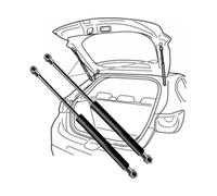 MALVCD 2 Pezzi Molla a Gas Portellone per Focus Ⅲ Sedan 2012-2015, Auto Posteriore Portellone Tronco Hood Ricambio Auto Molle A Gas Pistoni Accessori