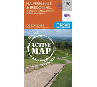 Malvern Hills and Bredon Hill (Map) OS Explorer Active Map