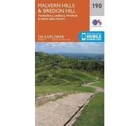 Malvern Hills and Bredon Hill (Map) OS Explorer Map