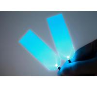 malyituk Iron Man Casco Flessibile Decorazioni Luminose a LED Luci Batman Flessibili Kit Cosplay Fai da Te Decorazioni RGB Supereroe per Regali Uomini (Blu Ghiaccio)