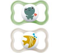 MAM Air 6+ months ciuccio Green/ Grey 2 pz