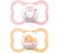 MAM Air 6+ months ciuccio Pink/ Orange 2 pz