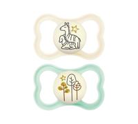 MAM Air Night - 2 Succhietti in silicone 16+ colore neutro