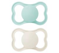 MAM Succhietto Air 6+ Mesi Animal in Silicone Neutro, 2 Pezzi