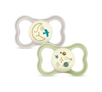 MAM AIR NIGHT SUCCHIETTO 16+ MESI SILICONE NEUTRO 2 PEZZI