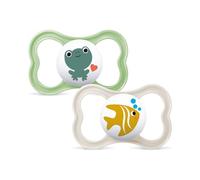 MAM AIR SUCCHIETTO 16+ MESI SILICONE NEUTRO 2 PEZZI