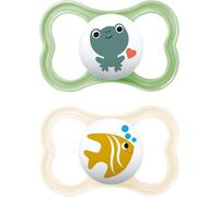 MAM AIR SUCCHIETTO 16+ MESI SILICONE NEUTRO 2 PEZZI