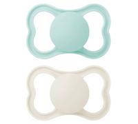 MAM Succhietto Air 6+ Mesi Animal in Silicone Neutro, 2 Pezzi