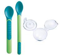 MAM Baby Cucchiaini MAM Heat Sensitive Spoons & Cover 6+, 2 pezzi
