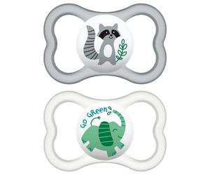 MAM Baby MAM AIR SUCCHIETTO 6+ MESI SILICONE NEUTRO 2 PEZZI