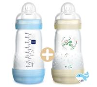 MAM Baby MAM BIBERON EASY START 260 ML 2+ TETTARELLA 2 MASCHIO 2 PEZZI