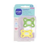 MAM Baby MAM COMFORT 0-3 MESI SILICONE NEUTRO 2 PEZZI