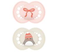 MAM Baby MAM ORIGINAL 2-6 WINTER LIMITED EDITION SILICONE FEMMINA 2 PEZZI