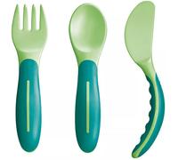 MAM Baby Posate MAM Baby's Cutlery 6+ colore neutro, set da 2 pezzi
