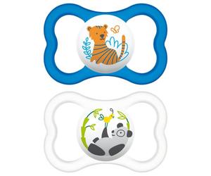 MAM Baby Succhietto MAM Air 6+ mesi silicone, doppio pacco 2 pezzi