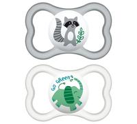 MAM Baby Succhietto MAM Air 6+ silicone doppio neutro, 2 pezzi