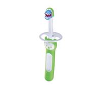 MAM Baby'S Brush Spazzolino Denti Neonato, con Anello di Sicurezza, Testina Piccola e Impugnatura Corta Giusti per Denti da Latte, 6+ Mesi, Neutro