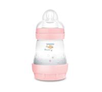 MAM Biberon Anticolica Easy Start 160 ml, Tettarella Misura 1, Rosa