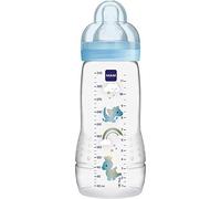 MAM Biberon Easy Active 6 mesi+ Portata X "Spazio" - Blu 330 ml