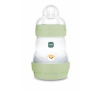 Mam Biberon Easy Start 160 Ml, Anticolica Per Allattamento Misto, Riduce Le Bolle D'aria e Il Rischio Di Coliche, Autosterilizzante, Tettarella Misura 1, Neutro, 1 Pezzo