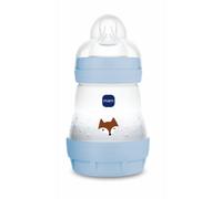 Mam Biberon Easy Start 160 Ml, Anticolica Per Allattamento Misto, Riduce Le Bolle D'aria e Il Rischio Di Coliche, Autosterilizzante, Tettarella Misura 1, Verde, 1 Pezzo