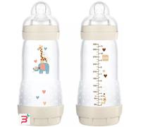 Biberon easy start 320ml bio-circolare conf. singola beige - mam