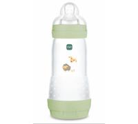 Mam Biberon Easy Start 320 Ml, Anticolica Per Allattamento Misto, Riduce Le Bolle D'aria e Il Rischio Di Coliche, 4+ Mesi, Autosterilizzante, Tettarella Misura 3, Neutro, 1 Pezzo